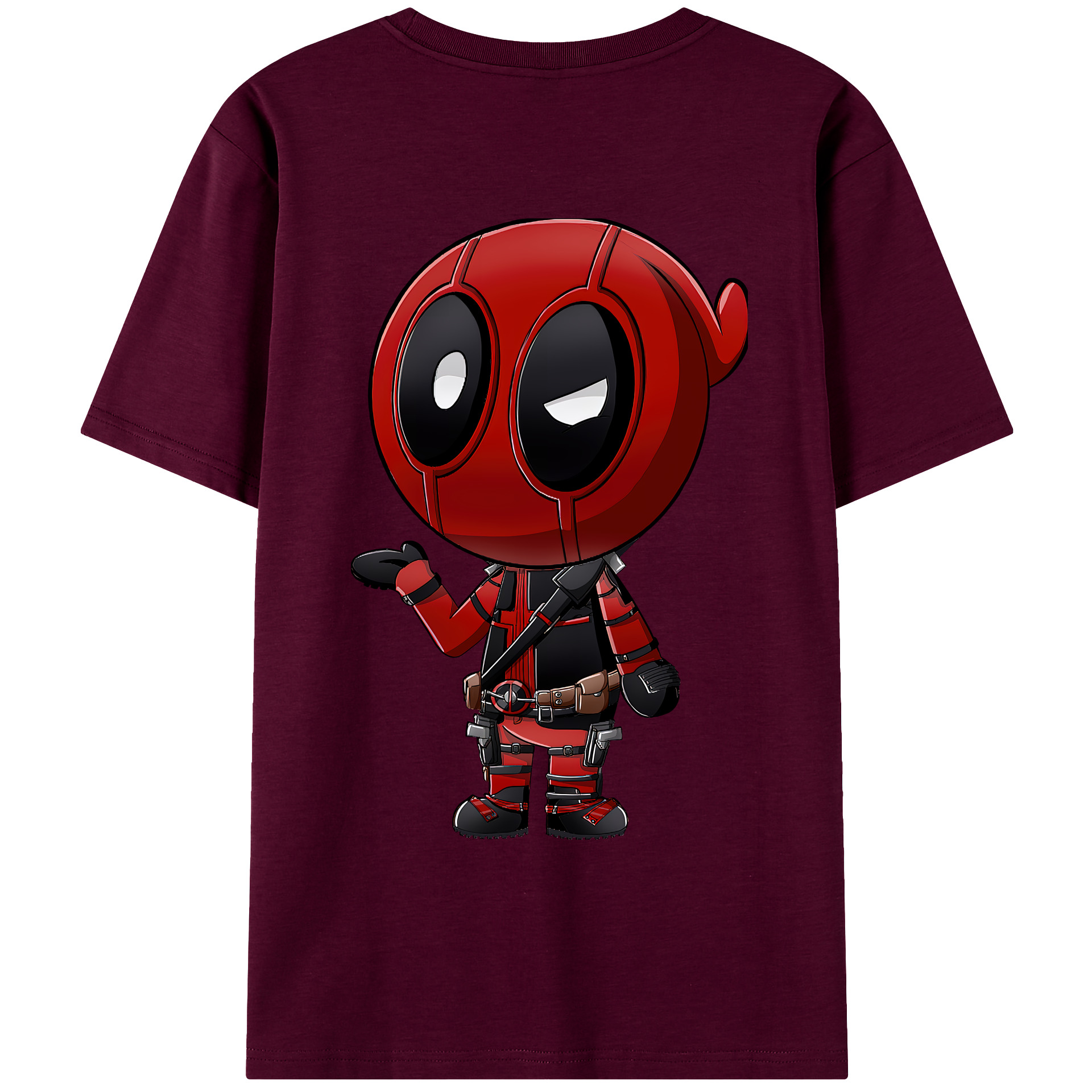 （画像用） Deadpool デッドプール レディース半袖Tシャツ(バックプリント)